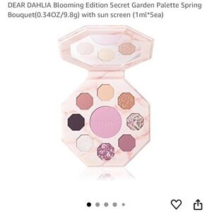 Dear Dahlia Secret Garden eyeshadow Palette - Spring Bouquet